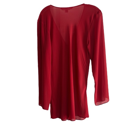 VICTORIA's SECRET Nightie / Robe Set in Cienna (Rust) Size Medium -- SEXY!!! - Picture 4 of 7